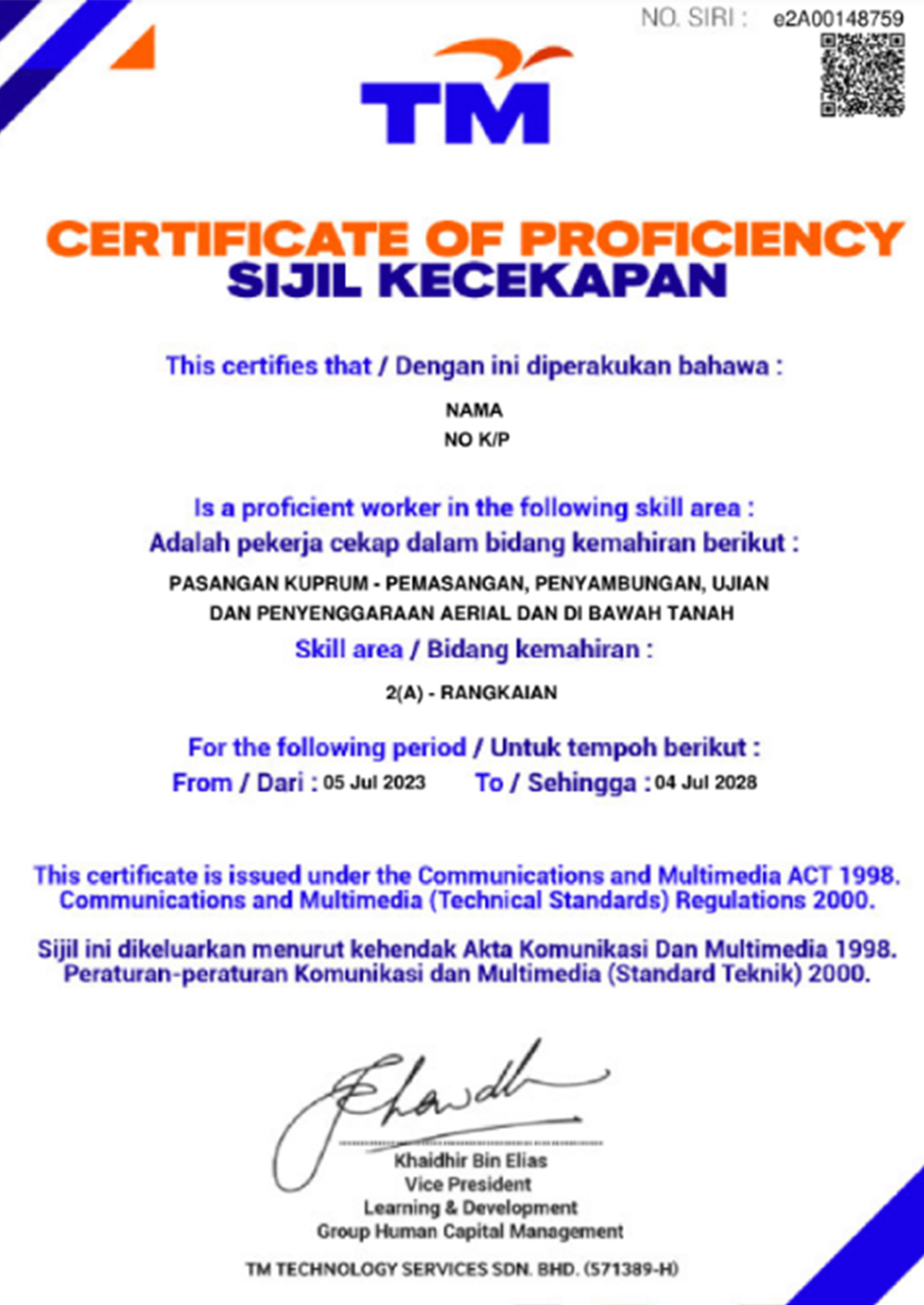 Certificate Image