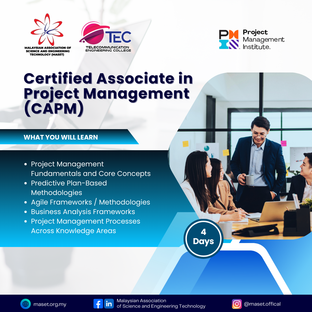 Certified Associate In Project Management (CAPM) Poster