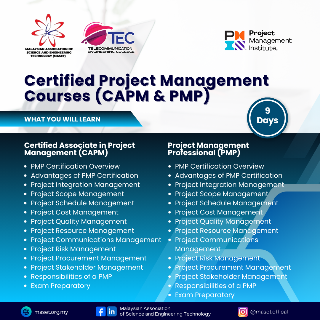 Project Management Professional (PMP) Poster